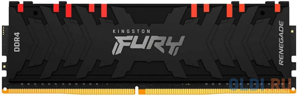 Модуль памяти DDR4 DIMM 32Гб 3200MHz CL16, Kingston FURY Renegade RGB модуль памяти transcend модуль памяти transcend 16gb jm ddr4 3200mhz u dimm 2rx8 1gx8 cl22 1 2v