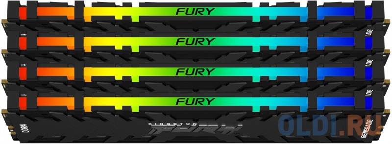 Kingston 32GB 3200MHz DDR4 CL16 DIMM (Kit of 4) FURY Renegade RGB фото