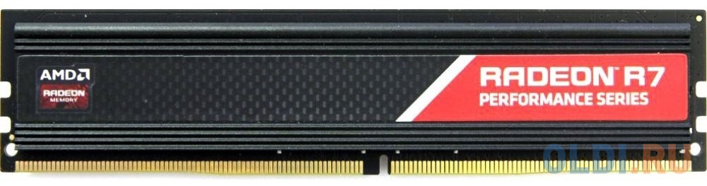 Оперативная память 4Gb (1x4Gb) PC4-19200 2400MHz DDR4 DIMM AMD R744G2400U1S фото