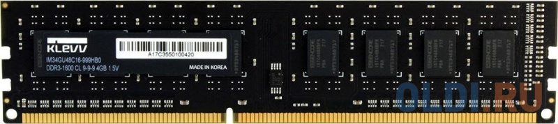 

Оперативная память для компьютера KLEVV IM34GU48C16-999HB0 DIMM 4Gb DDR3 1600 MHz IM34GU48C16-999HB0