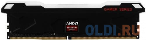 Оперативная память для компьютера AMD R7 Performance RGB DIMM 8Gb DDR4 2666 MHz R7S48G2606U2S-RGB оперативная память для компьютера amd radeon r7 performance series dimm 8gb ddr4 2133 mhz r748g2133u2s u