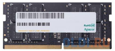 Оперативная память для ноутбука Apacer AS16GGB26CQYBGH SO-DIMM 16Gb DDR4 2666MHz оперативная память для ноутбука kingston kcp426sd8 16 so dimm 16gb ddr4 2666mhz