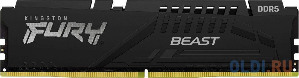 Память DDR5 16Gb 5200MHz Kingston KF552C40BB-16 Fury Beast RTL Gaming PC5-41600 CL40 DIMM 288-pin 1.25В single rank crucial 16gb ddr5 4800 udimm cl40 16gbit