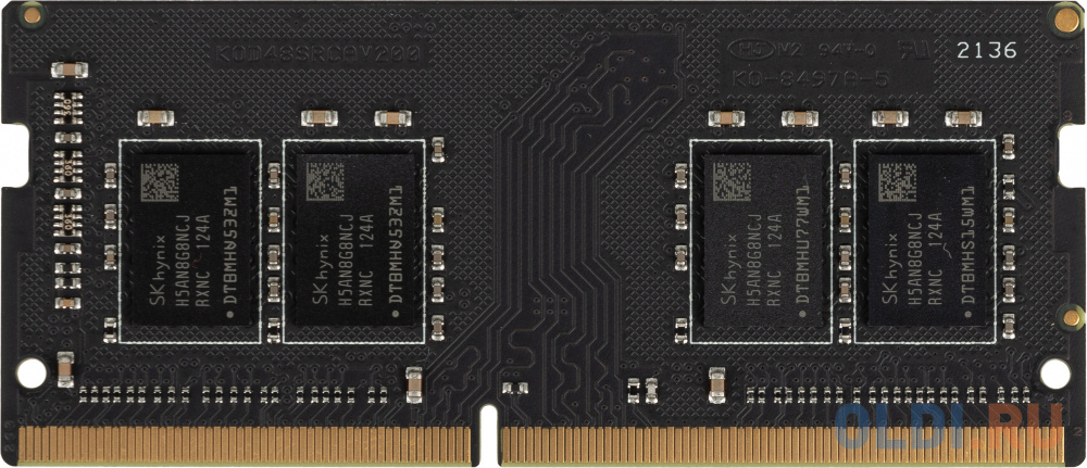 Память DDR4 8Gb 3200MHz Kingmax KM-SD4-3200-8GS RTL CL17 SO-DIMM 260-pin 1.2В dual rank - фото 7