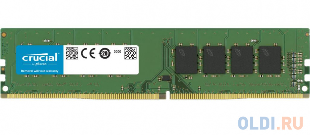 Оперативная память для компьютера Crucial Basics DIMM 8Gb DDR4 2666 MHz CB8GU2666