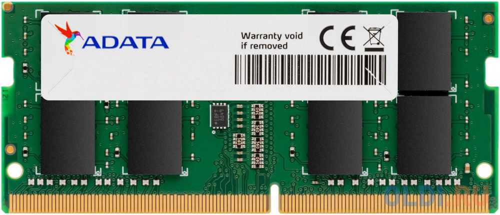 Оперативная память для ноутбука ADATA AD4S26664G19-BGN DIMM 4Gb DDR4 2666 MHz AD4S26664G19-BGN
