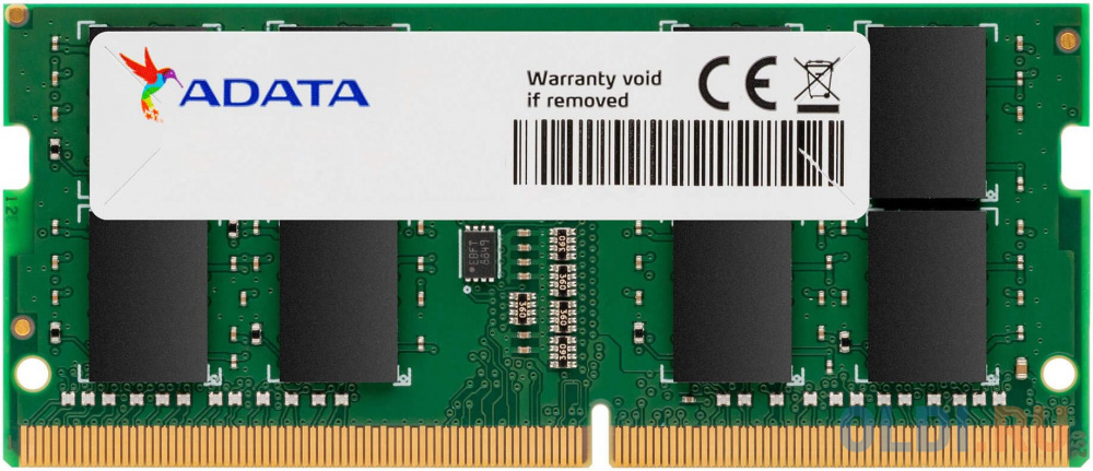 Оперативная память для ноутбука A-Data AD4S320016G22-SGN SO-DIMM 16Gb DDR4 3200 MHz AD4S320016G22-SGN