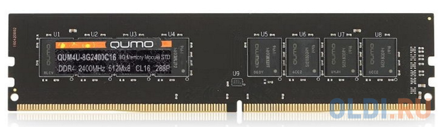

Оперативная память для компьютера QUMO QUM4U-8G2400C16 DIMM 8Gb DDR4 2400 MHz QUM4U-8G2400C16
