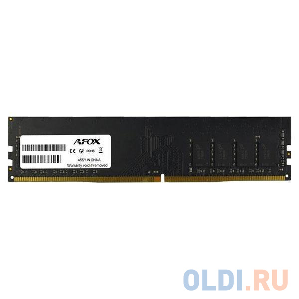 

Оперативная память для компьютера Afox AFLD48FH1P DIMM 8Gb DDR4 2666 MHz AFLD48FH1P
