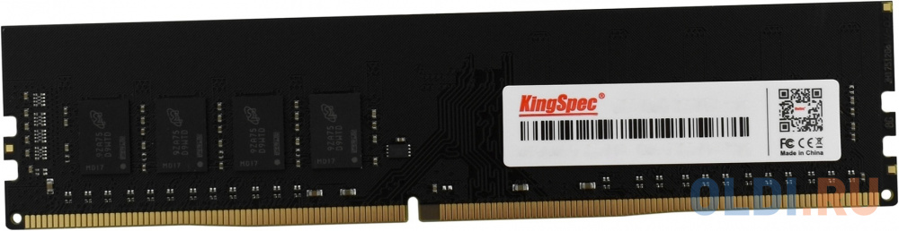 Память DDR4 16Gb 3200MHz Kingspec KS3200D4P12016G RTL LONG DIMM 288-pin 1.2В single rank память ddr4 8gb 3200mhz digma dgmas43200008s rtl pc4 25600 cl22 so dimm 260 pin 1 2в single rank