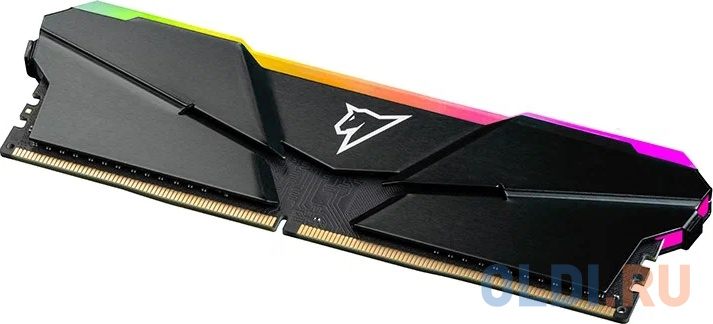 Модуль памяти DDR 4 DIMM 8Gb PC21300, 2666Mhz, Netac Shadow NTSRD4P26SP-08E, RGB, C19 Grey, с радиатором фото