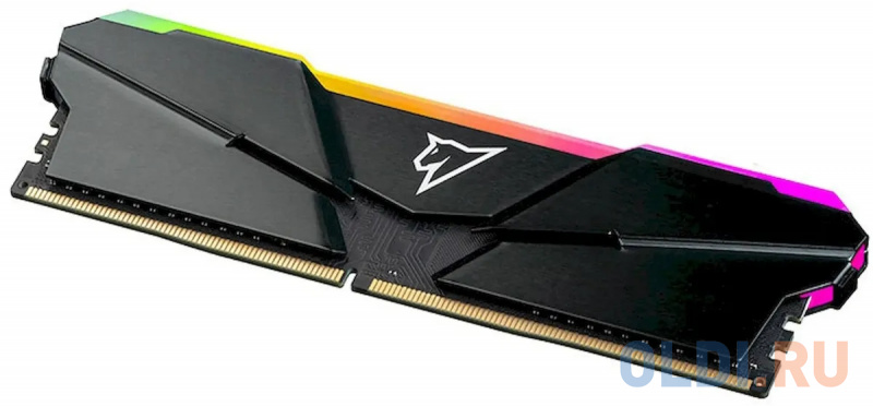 Модуль памяти DDR 4 DIMM 8Gb PC25600, 3200Mhz, Netac Shadow NTSRD4P32SP-08E, RGB, C16 Grey, с радиатором фото