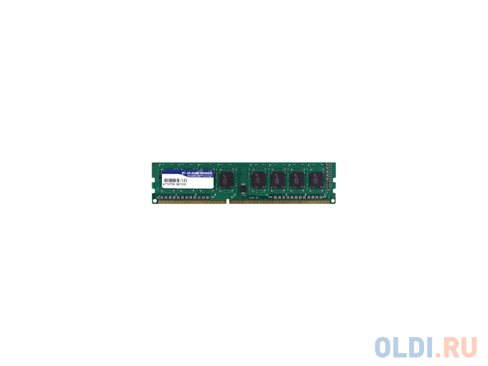 

Оперативная память 4Gb PC3-12800 1600MHz DDR3 DIMM Silicon Power CL11 SP004GBVTU160N02 Retail