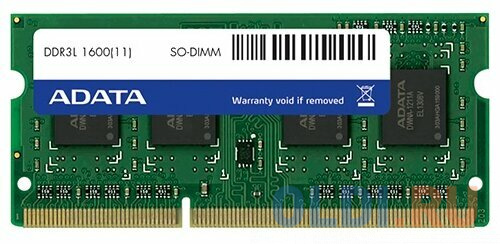 

Оперативная память для ноутбука A-Data ADDS1600W4G11-S SO-DIMM 4Gb DDR3L 1600 MHz ADDS1600W4G11-S