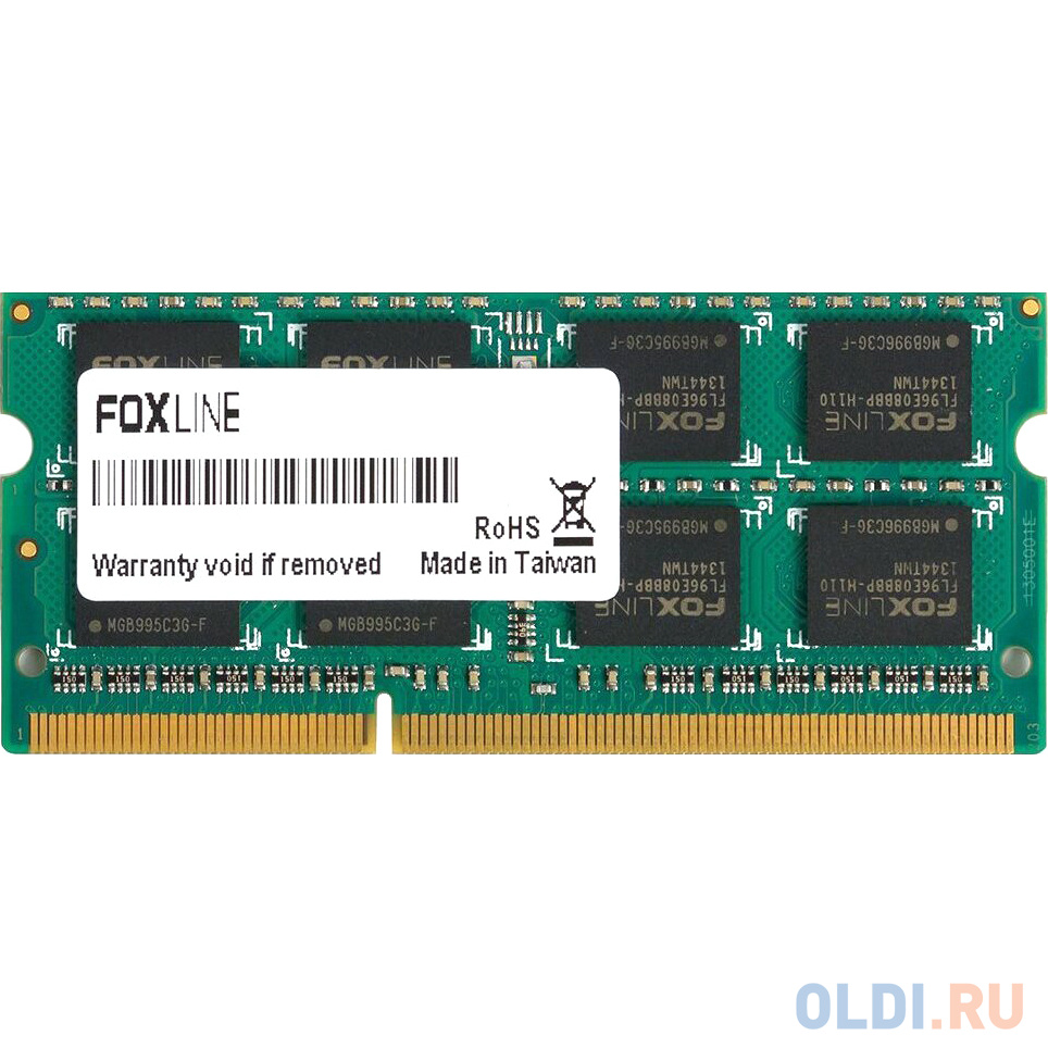 Foxline SODIMM 16GB 3200 DDR4 ECC CL22 (1Gb*8) foxline sodimm 8gb 3200 ddr4 cl22 1gb 8