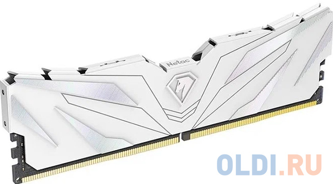 Память DDR 4 DIMM 8Gb PC28800, 3600Mhz, Netac Shadow II NTSWD4P36SP-08W   C18 White, с радиатором фото