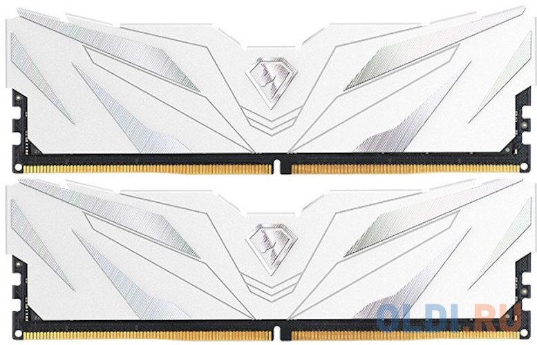 Память DDR 5 DIMM 32Gb (16Gbx2), 4800Mhz, Netac Shadow II NTSWD5P48DP-32W, CL40, White