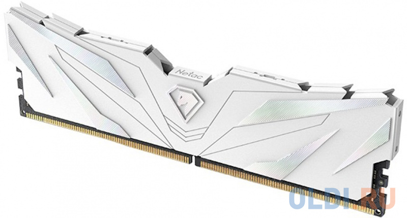 Память DDR 5 DIMM 32Gb (16Gbx2), 4800Mhz, Netac Shadow II NTSWD5P48DP-32W, CL40, White фото