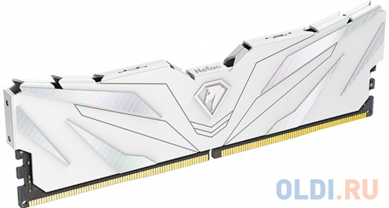 Память DDR 5 DIMM 32Gb (16Gbx2), 4800Mhz, Netac Shadow II NTSWD5P48DP-32W, CL40, White фото