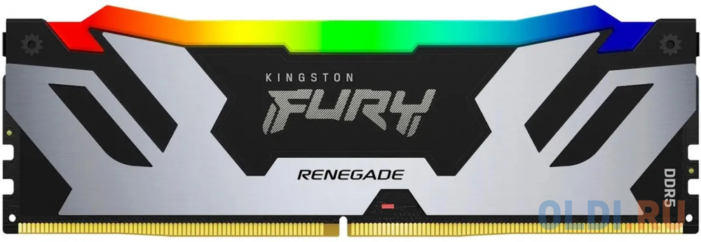 Оперативная память для компьютера Kingston Fury Renegade RGB DIMM 16Gb DDR5 6000 MHz KF560C32RSA-16 оперативная память для компьютера kingston fury beast rgb dimm 16gb ddr5 6000 mhz kf560c40bba 16