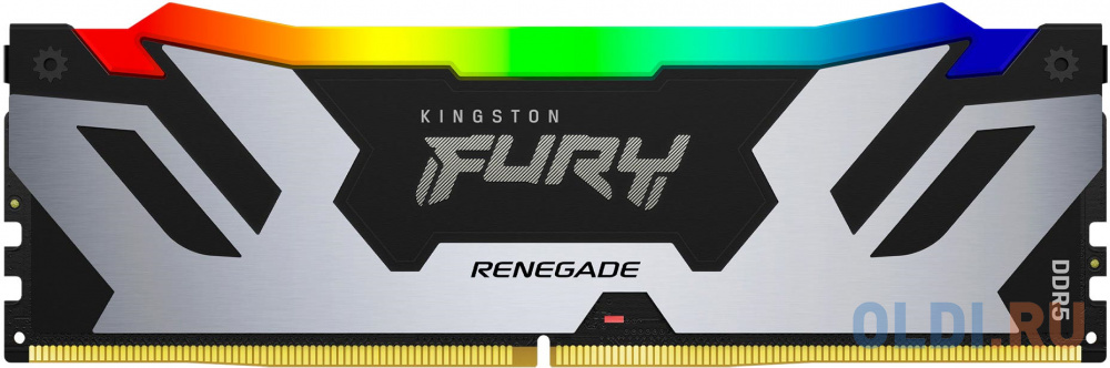 Оперативная память для компьютера Kingston Fury Renegade DIMM 16Gb DDR5 6400 MHz KF564C32RSA-16 модуль памяти dimm 16gb ddr5 6400 ax5u6400c3216g slabrbk adata