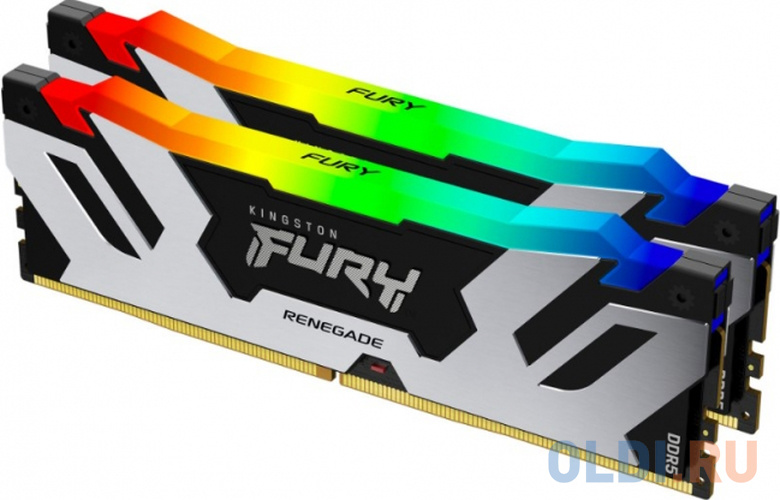 Оперативная память для компьютера Kingston FURY Renegade RGB DIMM 32Gb DDR5 6400 MHz KF564C32RSAK2-32 KF564C32RSAK2-32 фото
