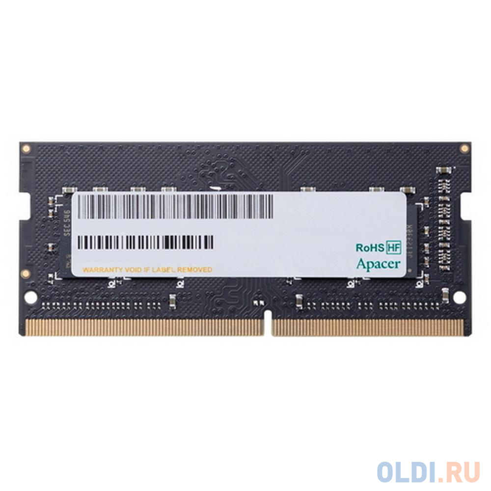 Apacer  DDR4   8GB  3200MHz SO-DIMM (PC4-25600) CL22 1.2V (Retail) 1024*8  3 years (AS08GGB32CSYBGH/ES.08G21.GSH) cbr ddr4 sodimm 16gb cd4 ss16g32m22 01 pc4 25600 3200mhz cl22 1 2v