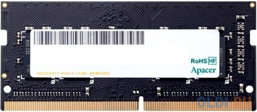 Apacer  DDR4  32GB  3200MHz SO-DIMM (PC4-25600) CL22 1.2V (Retail) 2048*8  3 years (AS32GGB32CSBBGC/ES.32G21.PSH)