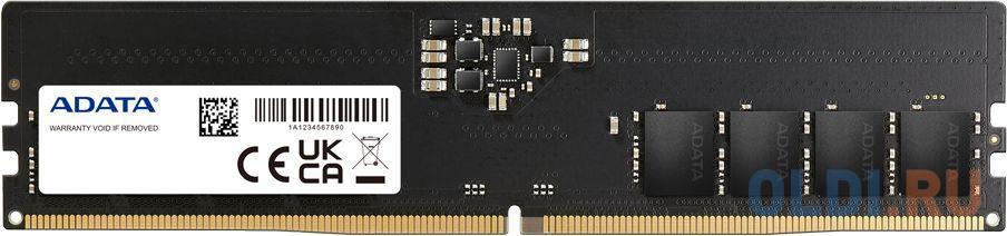 Оперативная память для компьютера ADATA AD5U480032G-S DIMM 32Gb DDR5 4800 MHz AD5U480032G-S оперативная память для компьютера adata ad5u480032g s dimm 32gb ddr5 4800 mhz ad5u480032g s