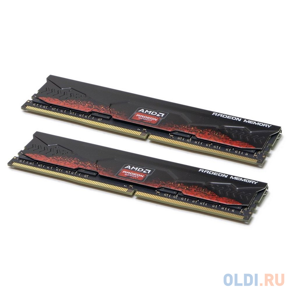 

32GB AMD Radeon™ DDR4 4000 Long DIMM R9 Gamer Series Gaming Memory R9S432G4006U2K Non-ECC, CL16, 1.35V, Heat Shield, Kit (2x16GB), RTL (R9S432G4006U2K