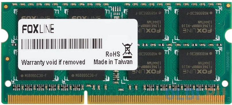 Foxline SODIMM 4GB 3200 DDR4 CL22 (512*8) foxline dimm 16gb 3200 ddr4 ecc cl22 1gb 8