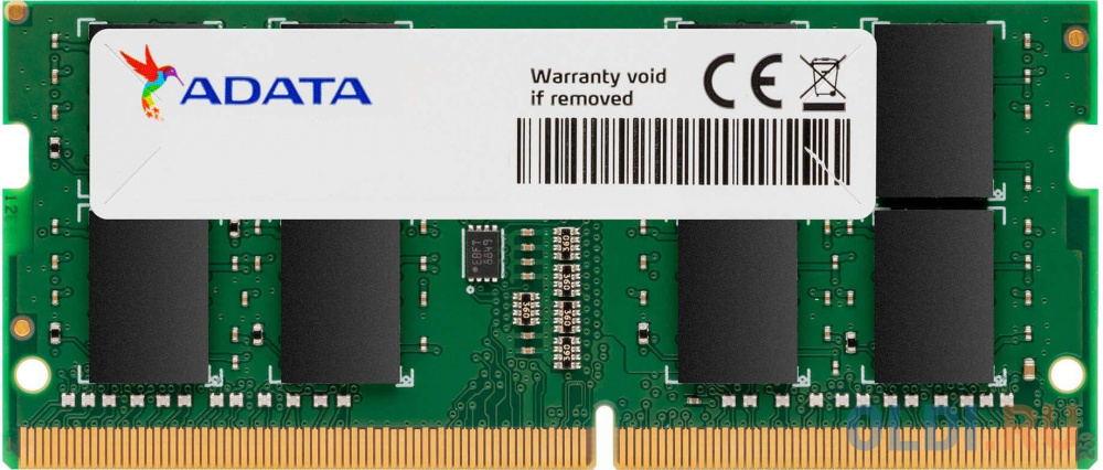 Память DDR4 8Gb 3200MHz A-Data AD4S32008G22-BGN OEM PC4-25600 CL22 SO-DIMM 260-pin 1.2В single rank - фото 1