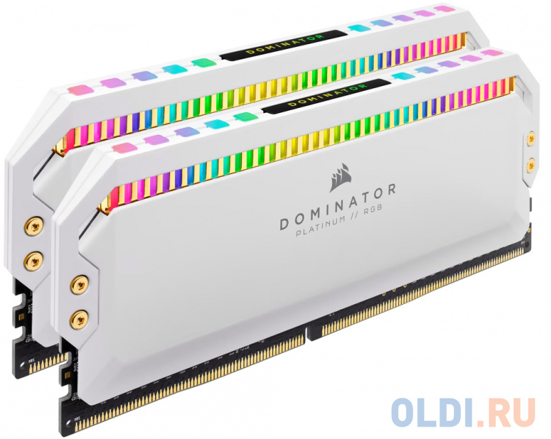 Corsair DDR5 32GB Kit (2x16Gb) 6200 MT/s CL36 CMT32GX5M2X6200C36W DOMINATOR PLATINUM RGB фото