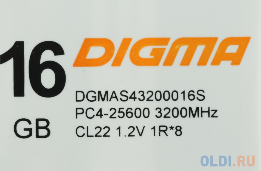 Память DDR4 16Gb 3200MHz Digma DGMAS43200016S RTL PC4-25600 CL22 SO-DIMM 260-pin 1.2В single rank - фото 5