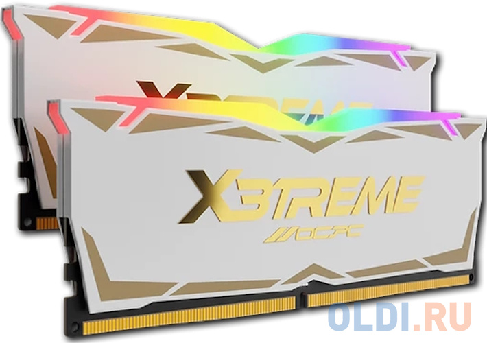 Модуль памяти DDR 4 DIMM 16Gb (8Gbx2), 3600Mhz, OCPC X3 RGB  MMX3A2K16GD436C18WL, RGB, CL18, WHITE LABEL фото
