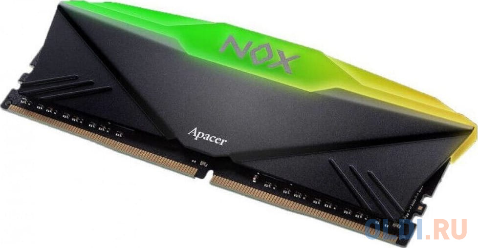 16GB Apacer DDR4 3200 DIMM NOX RGB Black Gaming Memory AH4U16G32C28YNBAA-1 Non-ECC, CL16, 1.35V, Intel XMP 2.0, Heat Sink, RTL фото