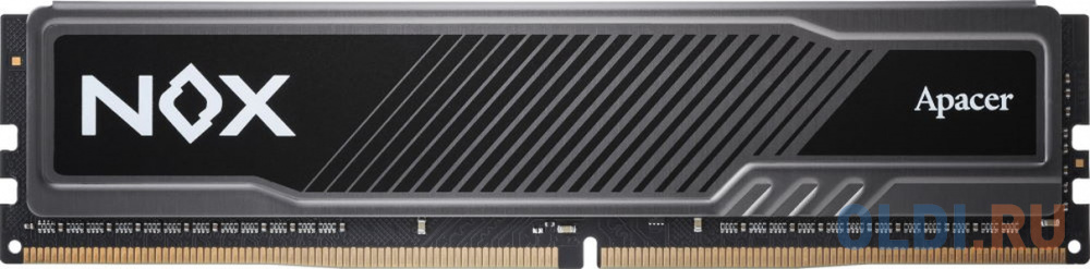 16GB Apacer DDR4 3200 DIMM NOX Black Gaming Memory AH4U16G32C28YMBAA-1 Non-ECC, CL16, 1.35V, Intel XMP 2.0, Heat Sink, RTL