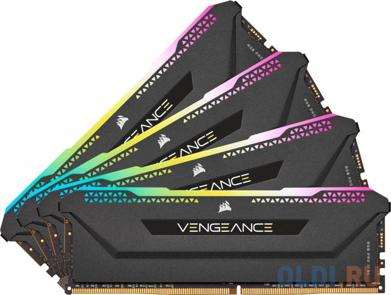 

Память DDR4 4x32Gb 3200MHz Corsair CMH128GX4M4E3200C16 Vengeance RGB Pro SL RTL PC4-25600 CL16 DIMM 288-pin 1.35В Intel