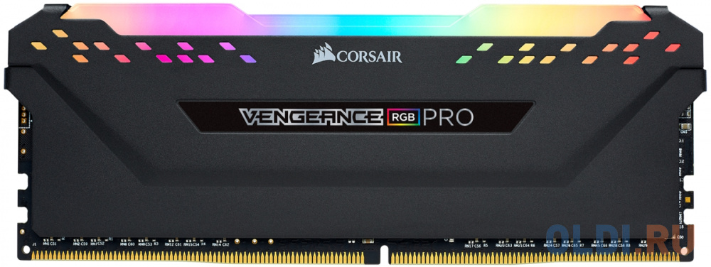 Память оперативная/ Corsair DDR4, 3600MHz 32GB 4x8GB DIMM, Unbuffered, 18-22-22-42, XMP 2.0, VENGEANCE RGB PRO Heatspreader, RGB LED, 1.35V фото