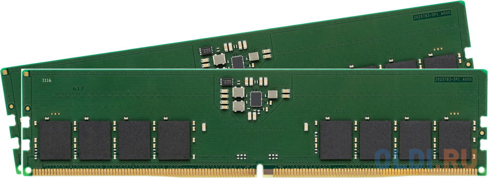 Оперативная память для компьютера Kingston KVR48U40BS6K2-16 DIMM 16Gb DDR5 4800 MHz KVR48U40BS6K2-16 оперативная память для ноутбука kingston branded so dimm 16gb ddr5 4800 mhz kcp548ss8 16