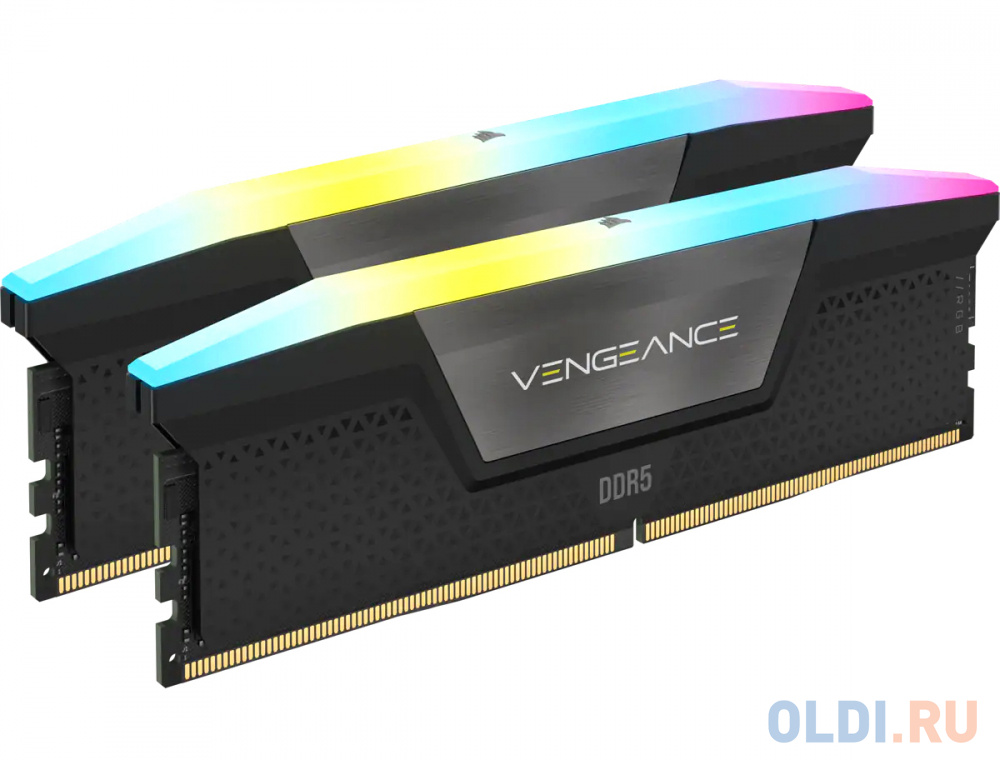 Оперативная память для компьютера Corsair Vengeance RGB DIMM 32Gb DDR5 5600 MHz CMH32GX5M2B5600C36