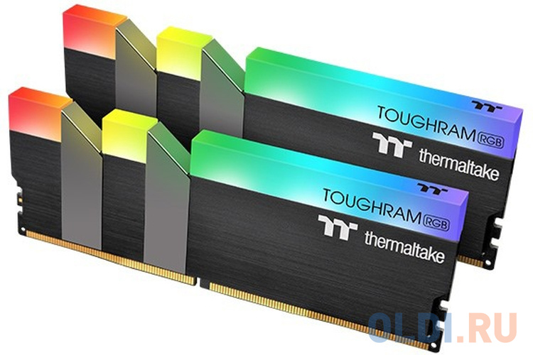 Оперативная память для компьютера Thermaltake TOUGHRAM RGB DIMM 64Gb DDR4 3200 MHz R009R432GX2-3200C16A оперативная память для компьютера samsung m393a8g40mb2 ctd dimm 64gb ddr4 2666mhz