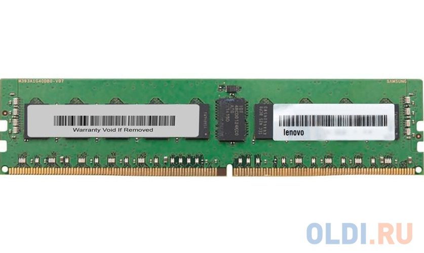 Оперативная память для сервера Lenovo ThinkSystem RDIMM 32Gb DDR4 3200 MHz 4X77A08633 модуль памяти samsung ddr4 32гб rdimm 3200 мгц множитель частоты шины 22 1 2 в m393a4k40eb3 cwe