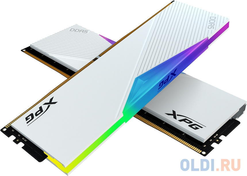 Оперативная память для компьютера A-Data XPG Lancer RGB DIMM 32Gb DDR5 6400 MHz AX5U6400C3216G-DCLARWH фото