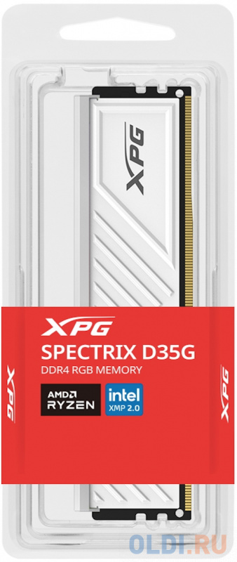 32GB ADATA DDR4 3600 U-DIMM XPG SPECTRIX D35G RGB Gaming Memory AX4U360032G18I-SWHD35G black фото
