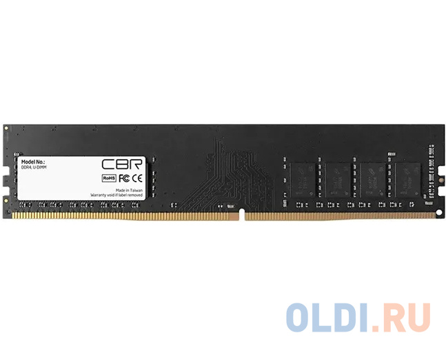 Оперативная память для компьютера CBR CD4-US08G24M17-00S DIMM 8Gb DDR4 2400 MHz CD4-US08G24M17-00S оперативная память для компьютера qumo qum4u 8g2400p16 dimm 8gb ddr4 2400 mhz qum4u 8g2400p16