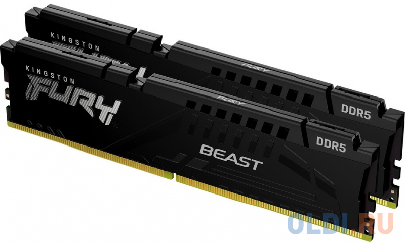 Оперативная память для компьютера Kingston FURY Beast DIMM 64Gb DDR5 6000 MHz KF560C40BBK2-64 фото