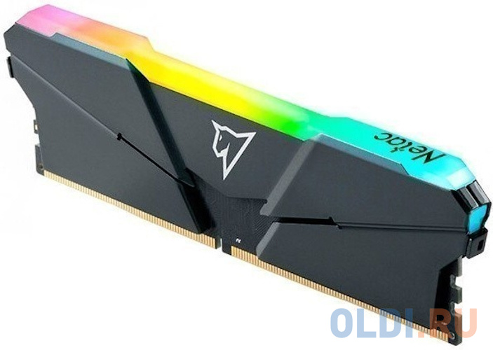 Netac Shadow RGB 32GB (16GBx2) DDR4-3600 (PC4-28800) C18 Grey 18-22-22-42 1.35V XMP Dual DIMM Kit фото