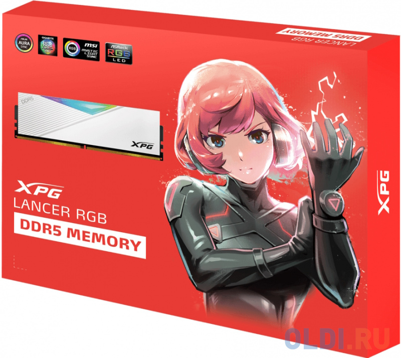 Модуль памяти DIMM 16GB DDR5-7200 AX5U7200C3416G-DCLARWH ADATA фото