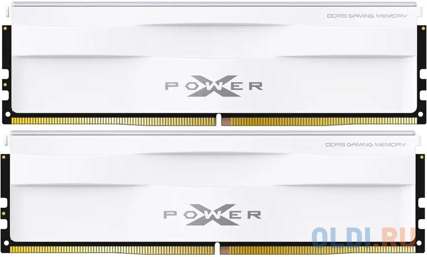 Модуль памяти Silicon Power 32GB 6000МГц XPOWER Zenith DDR5 CL40 DIMM (KIT of 2) 2Gx8 SR White